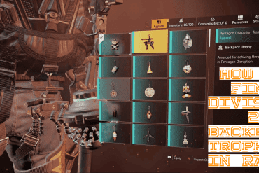 Division 2 Backpack Trophies