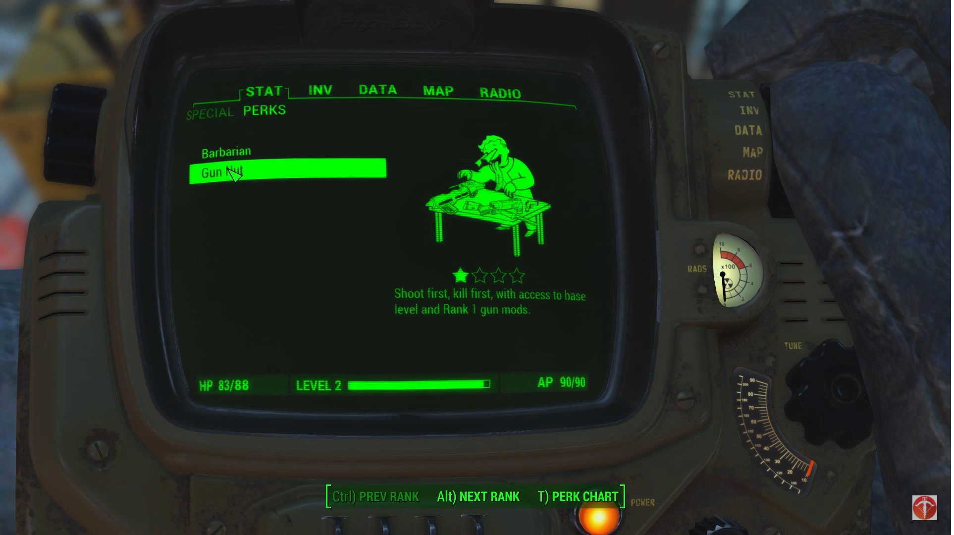 Fallout 4 Gun Nut Perk