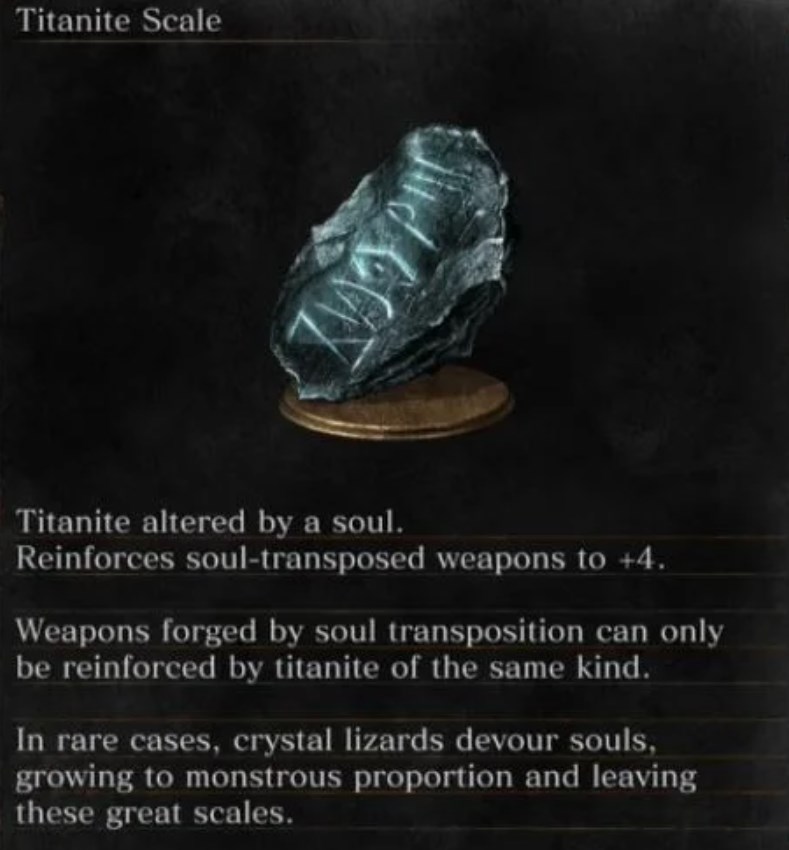 Dark Souls 3 Titanite Scale