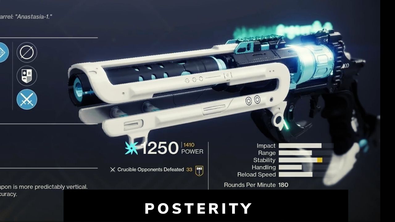 Posterity Destiny 2 Hand Cannon