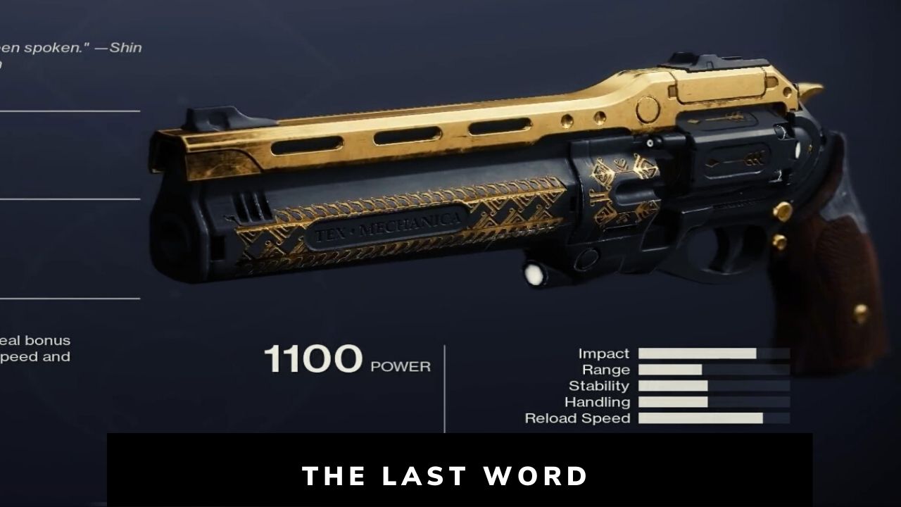 The Last Word Destiny 2 