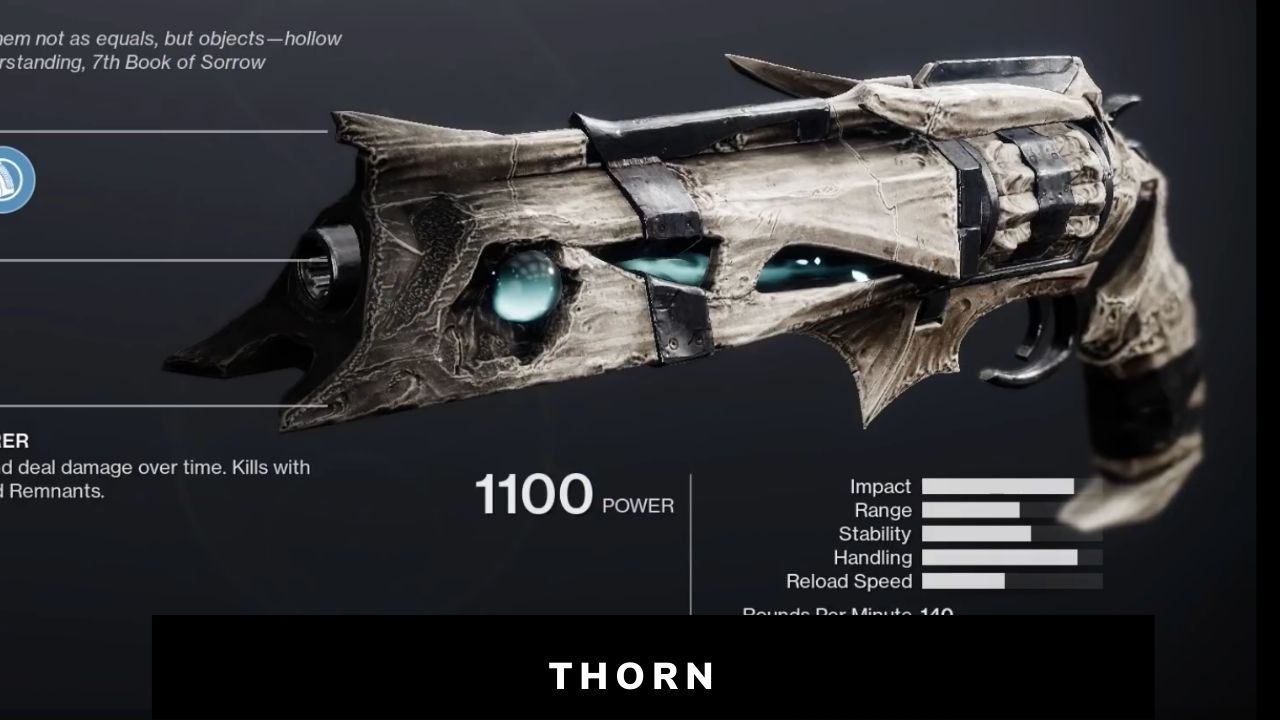 Thorn Destiny 2 Hand Cannon 