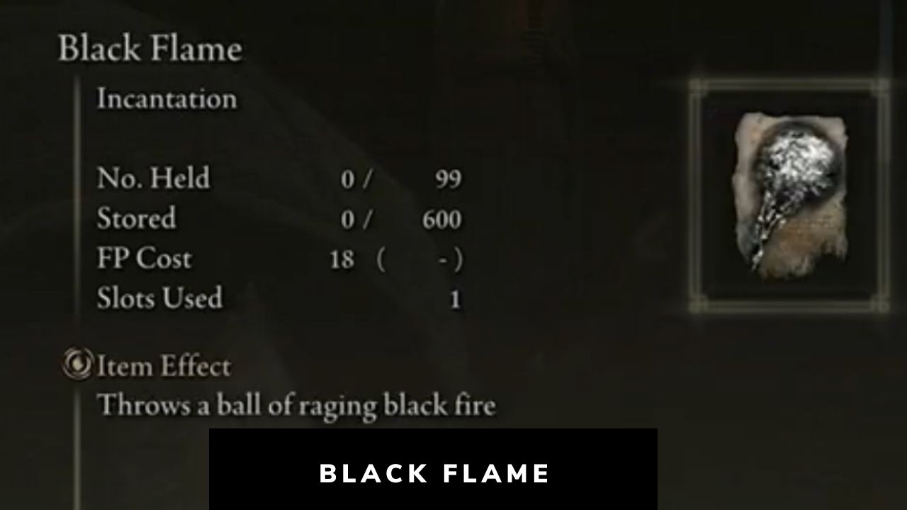 Elden Ring Black Flame