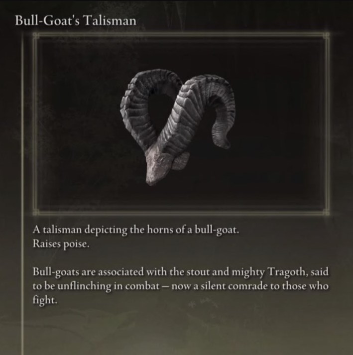 Elden Ring Bull-goat's Talisman