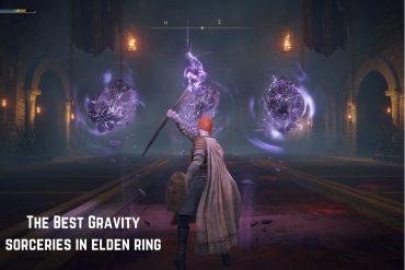 The Rock Sling, one of the best Elden ring Gravity sorceries