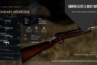 Sniper Elite 5 Best Rifle