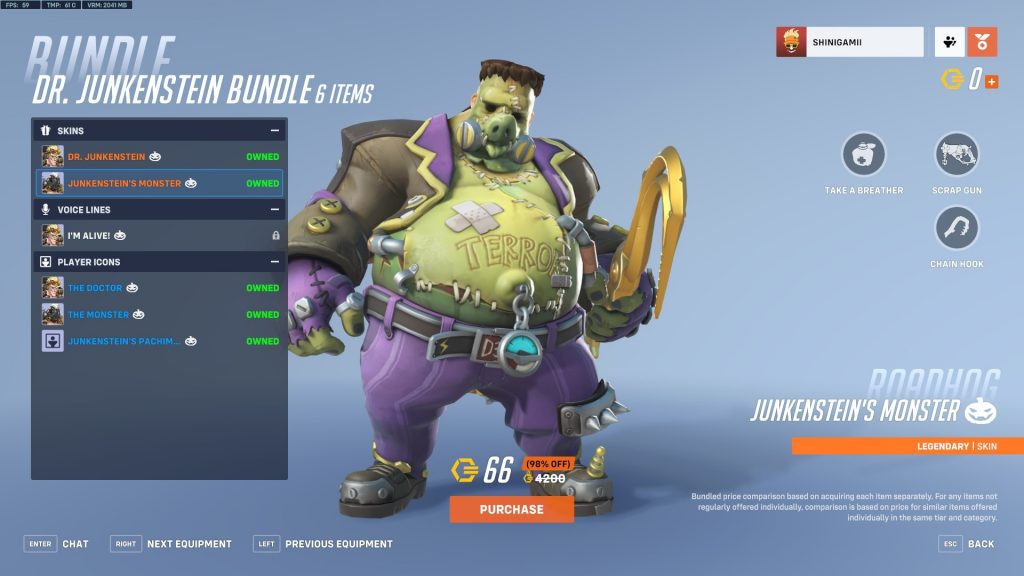 Junkenstein's Monster Skin