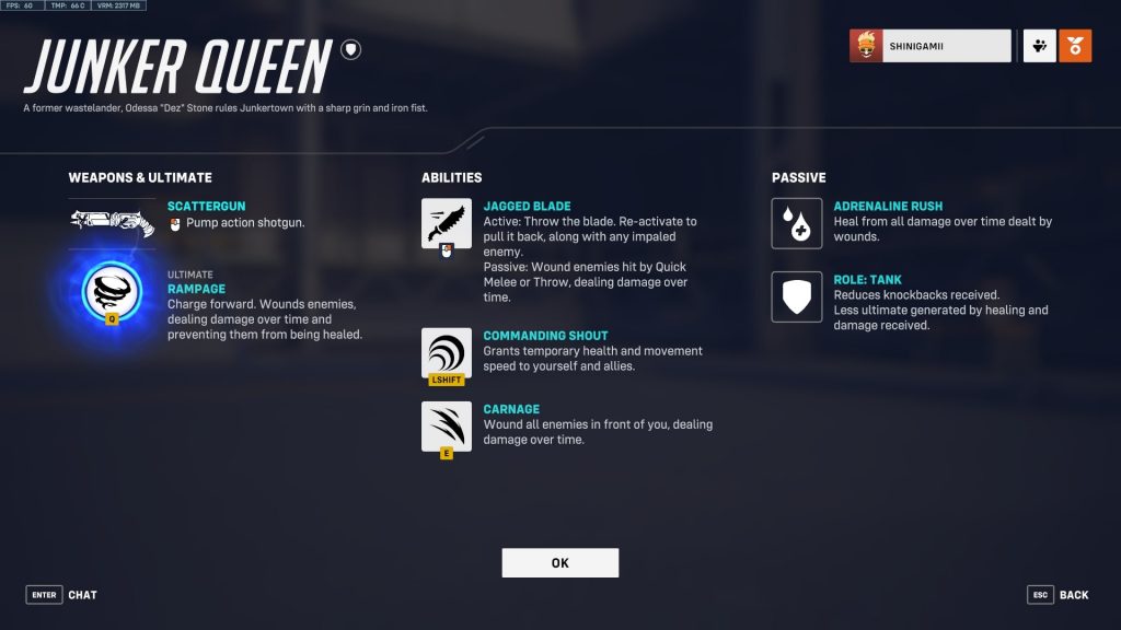 Junker Queen's Weapon and Abilities