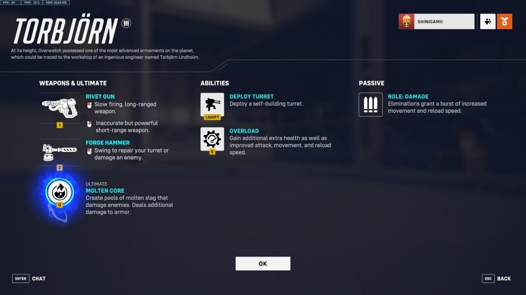 Torbjörn's Abilities