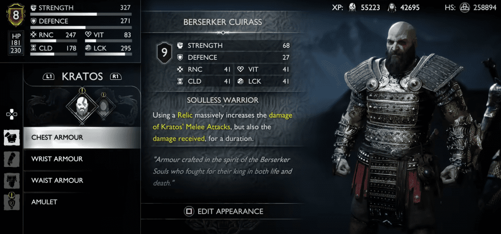 Berserker Armor Set