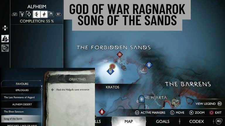 God of War Ragnarok Song of The Sands