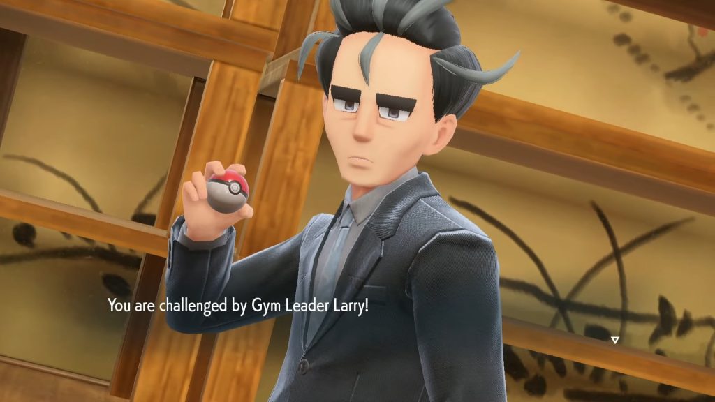 Larry, the Normal-type Gym Leader in Medali.