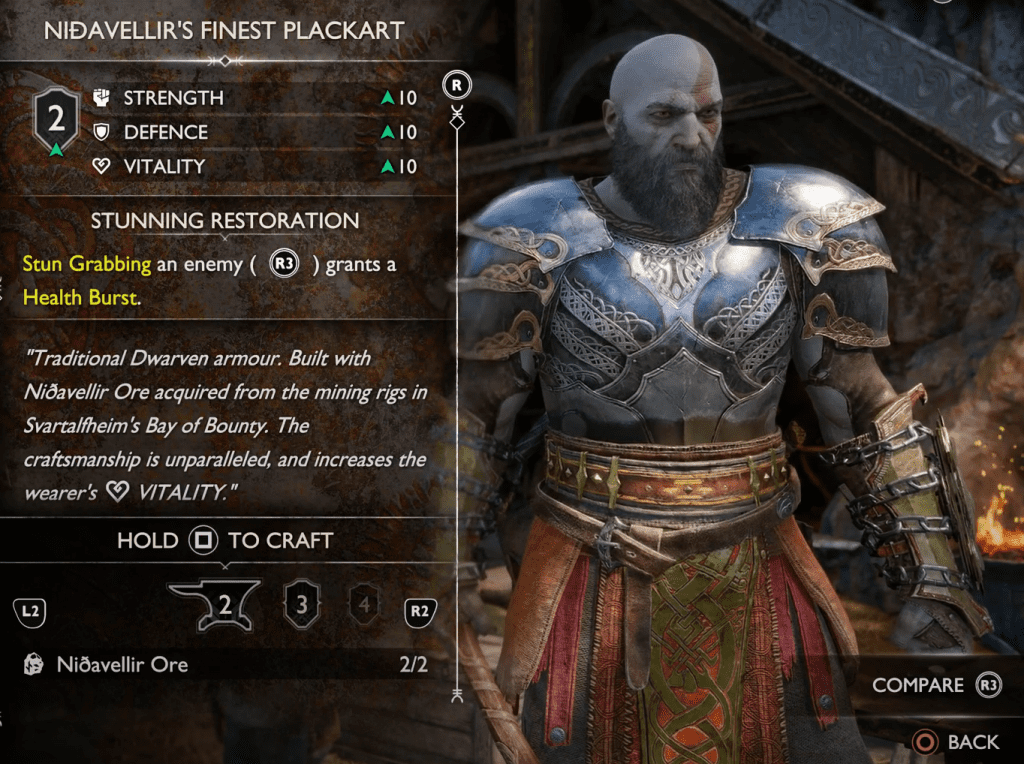 God of War NidaVellir Armor Set