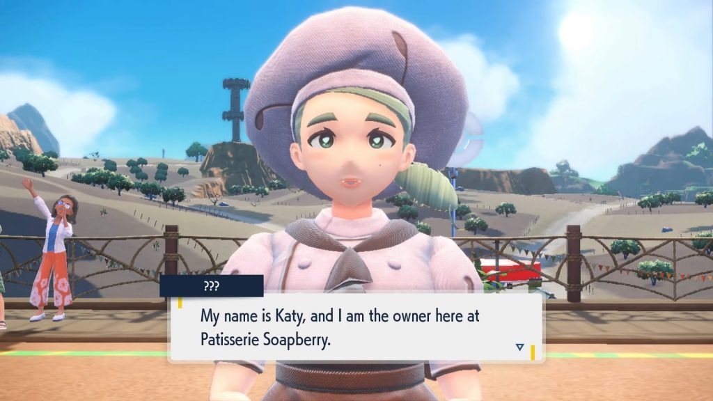 Katy, the Bug-type Cortondo Gym Leader.