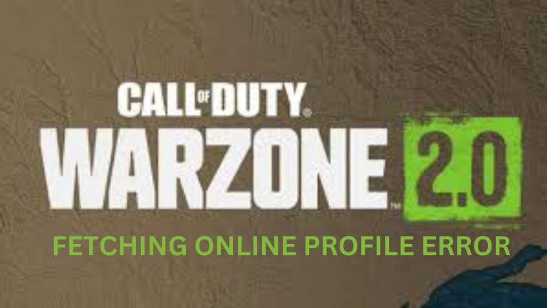 Warzone 2 Fetching Online Profile