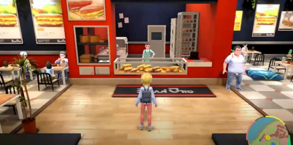 pokemon scarlet & violet sandwich shop