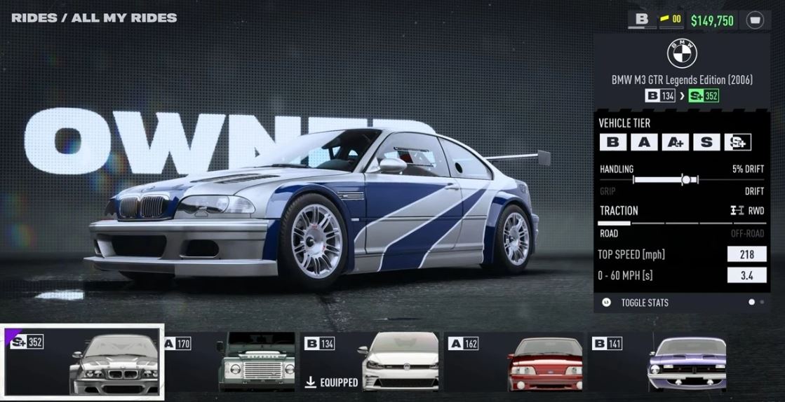 BMW M3 GTR Owned