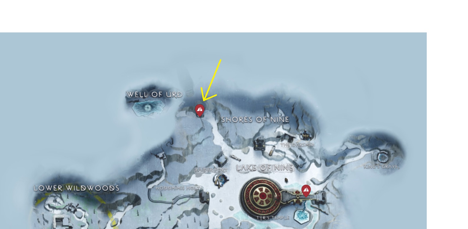 locating the red chest at well of urd