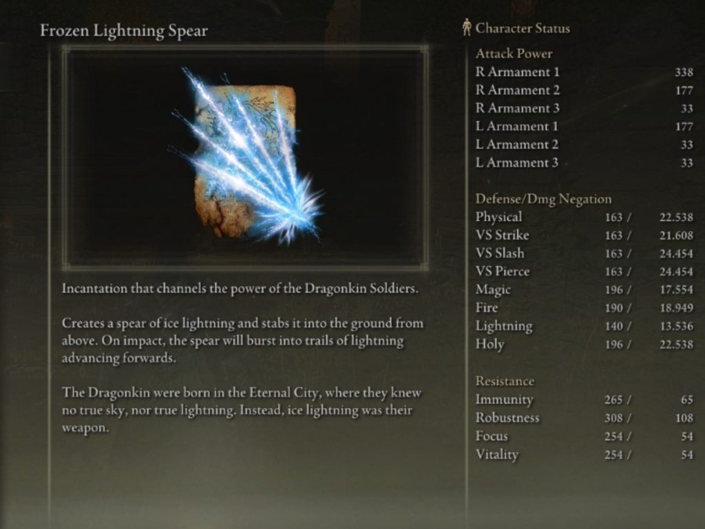 elden ring frozen lightning spear