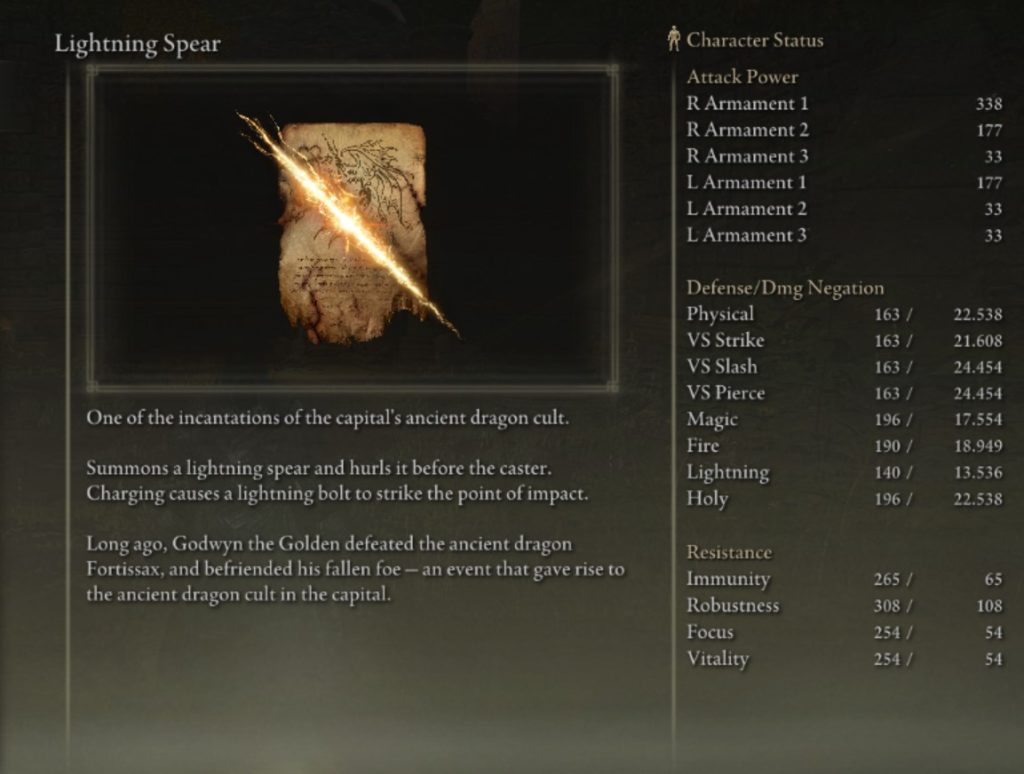 elden ring lightning spear