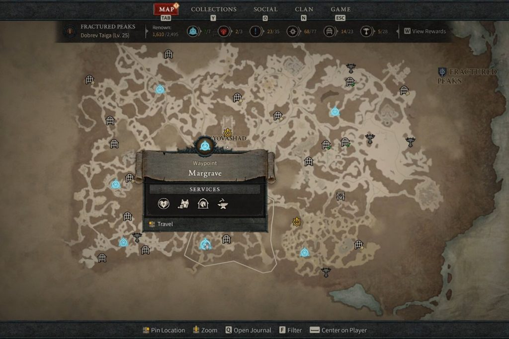 Diablo 4 waypoints