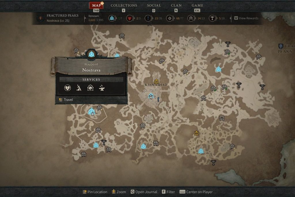 Diablo 4 Waypoints