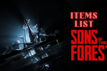 Items List Sons of the Forest