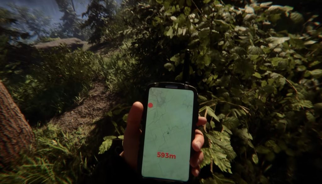 Using Map to go to a Marker in Sons of the Forest