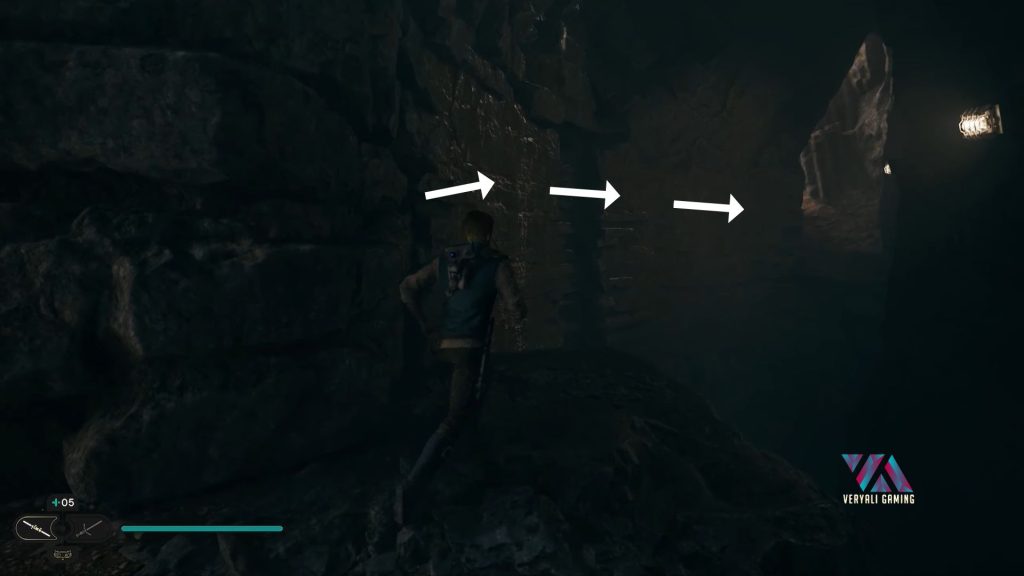 how to perform the cave wall run in the gorge's secret mission