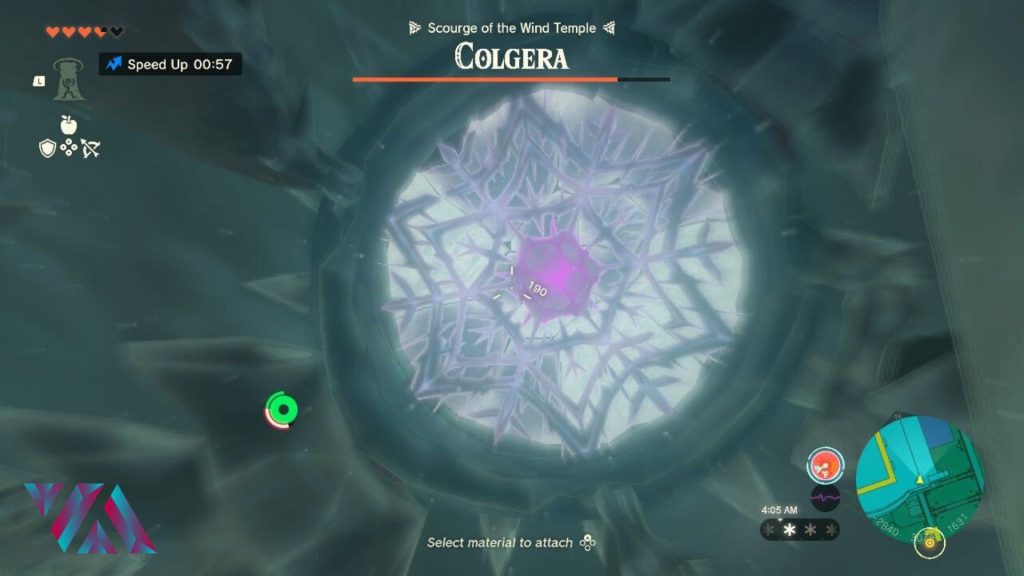 Colgera, one of the easiest Legend of Zelda Tears of the Kingdom bosses