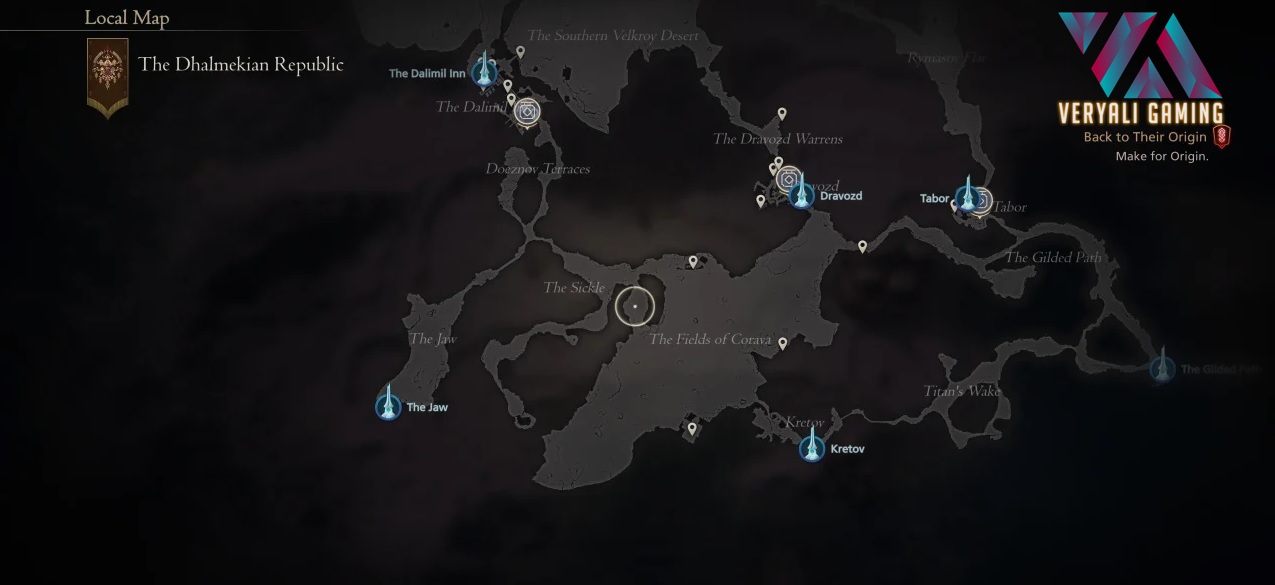 Location of dread comet