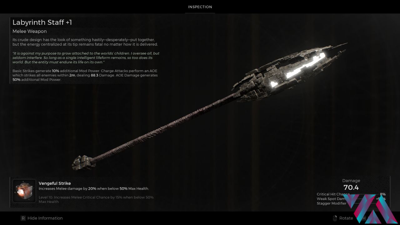 Labyrinth Staff