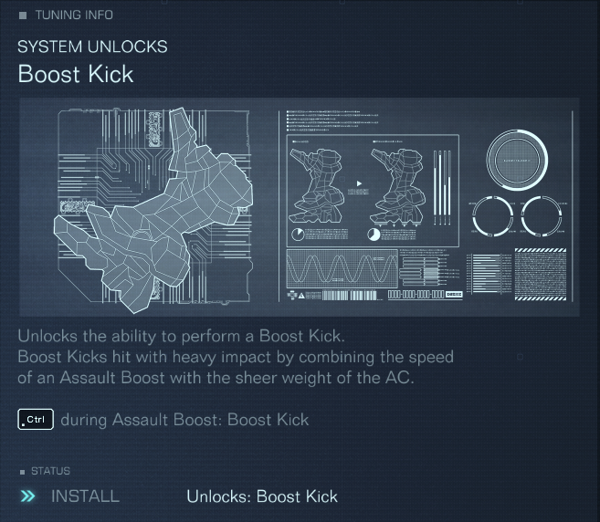 Boost Kick System unlock for Armored Core 6 Best OS Tuning.