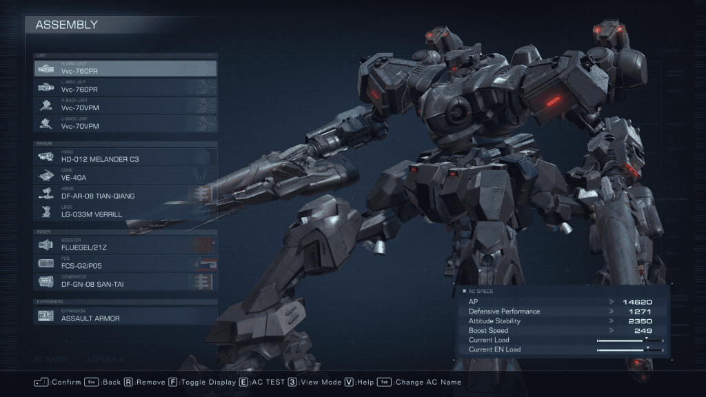 Heavy AOE build Armored core 6