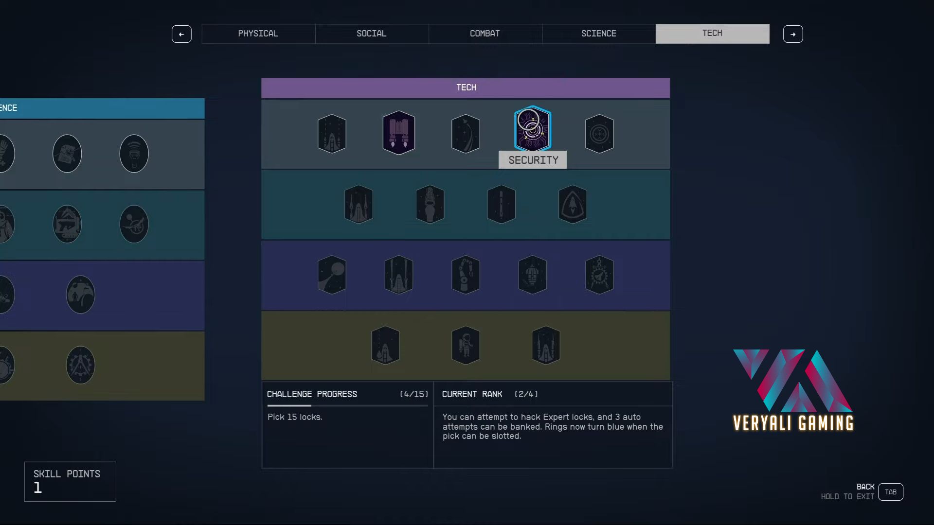 skill tree starfield