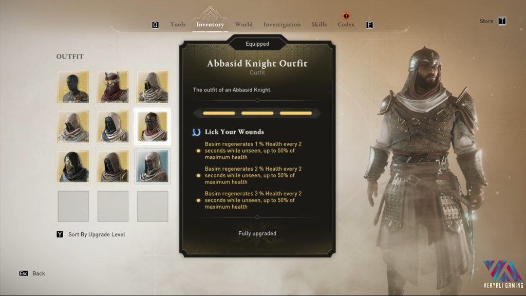 Abbasid Knight Outfit