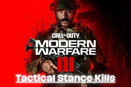 Modern Warfare 3 Tactical Stance Kills