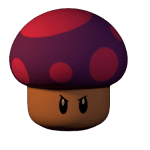 Image shows mario mushroom