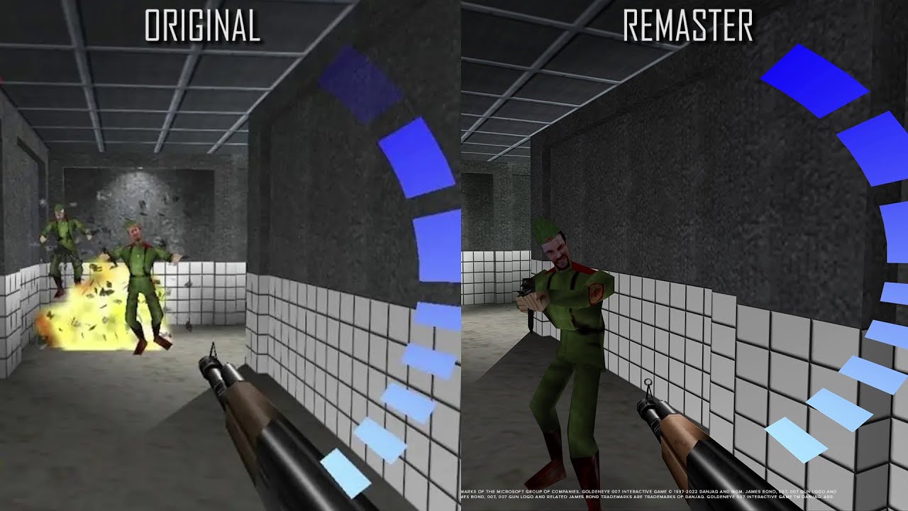 Goldeneye Original vs Remaster Comparison