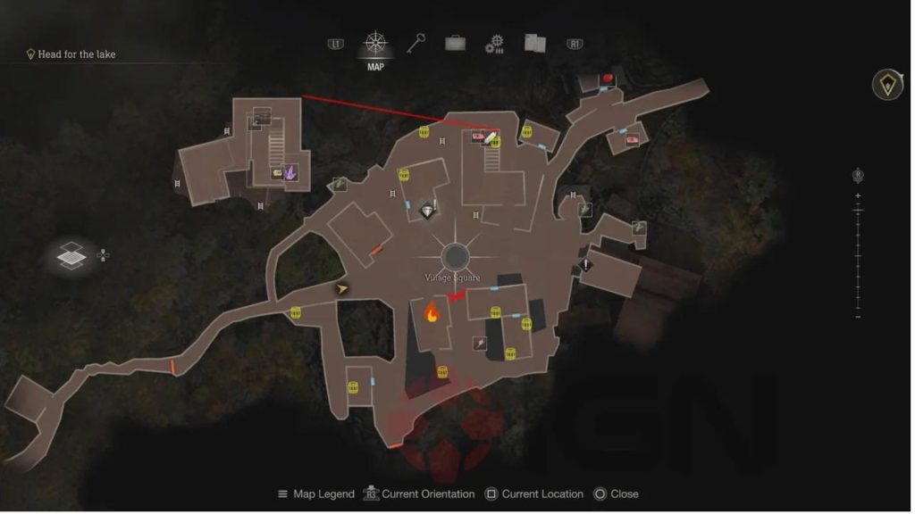 Resident Evil 4 Remake Map