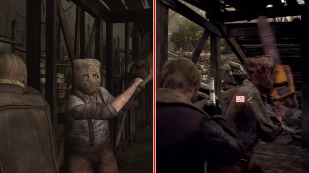 Resident Evil 4 Remake VS. Original Parrying