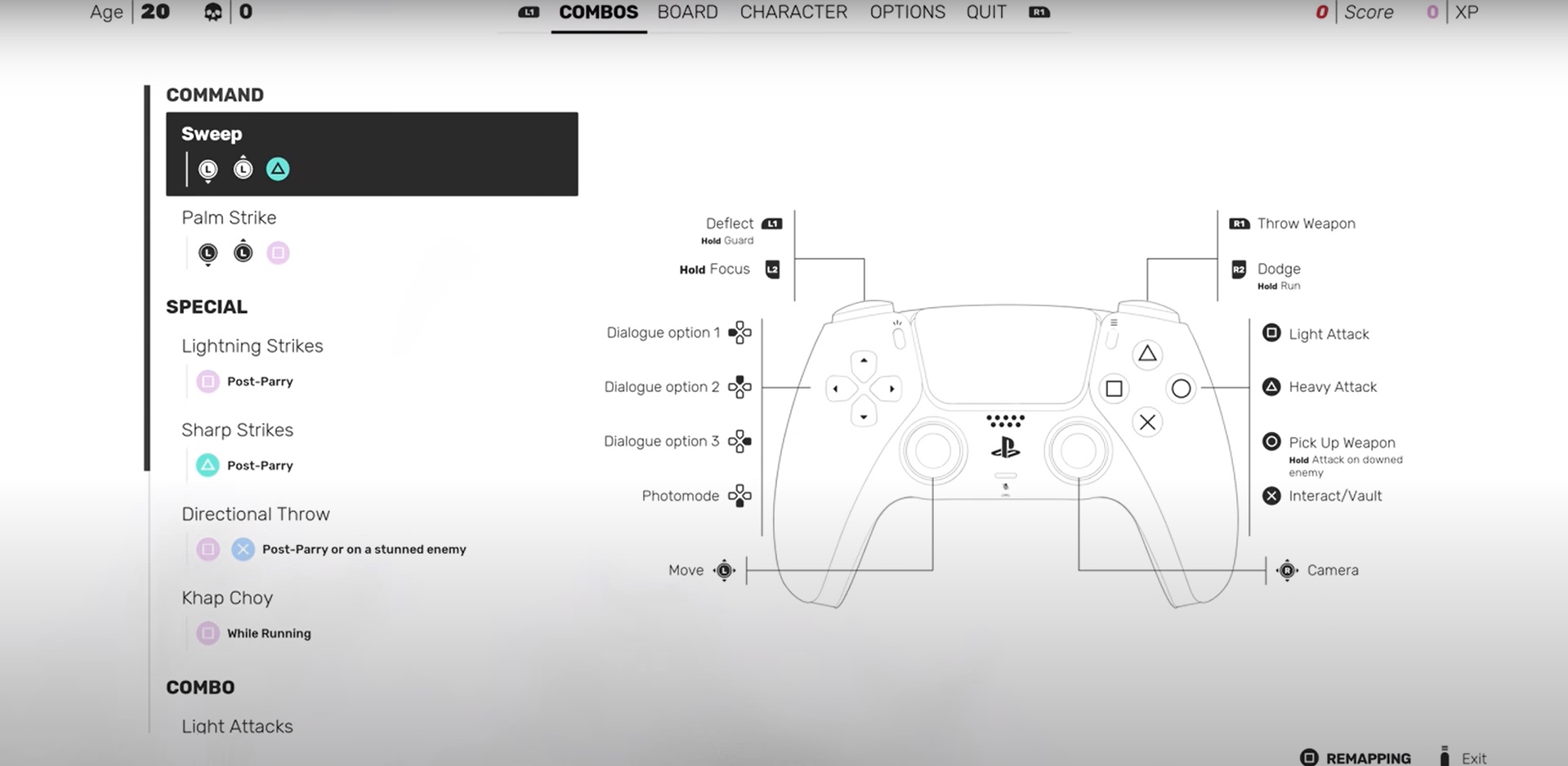 Customizing Controls to Master SIFU