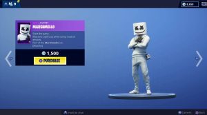 Fortnite's collab with Marshmello